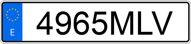 Numer rejestracyjny 4965MLV posiada TOYOTA PROACE CITY VERSO