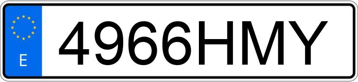 Numer rejestracyjny 4966HMY posiada VOLKSWAGEN NEW BEETLE Numer rejestracyjny 4966HMY posiada VOLKSWAGEN NEW BEETLE