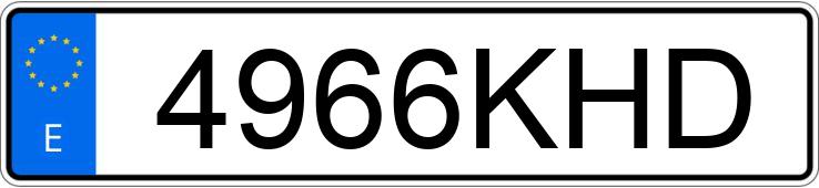 Numer rejestracyjny 4966KHD posiada RENAULT CLIO Numer rejestracyjny 4966KHD posiada RENAULT CLIO