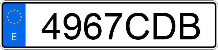 Numer rejestracyjny 4967CDB posiada CITROEN C3
