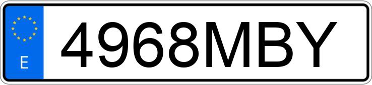 Numer rejestracyjny 4968MBY posiada CHEVROLET-GM CORVETTE Numer rejestracyjny 4968MBY posiada CHEVROLET-GM CORVETTE