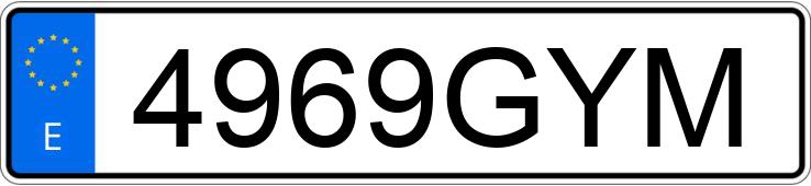Numer rejestracyjny 4969GYM posiada HUSQVARNA SMR 630 Numer rejestracyjny 4969GYM posiada HUSQVARNA SMR 630