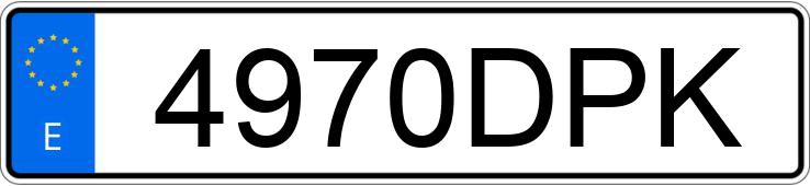 Numer rejestracyjny 4970DPK posiada FORD FOCUS