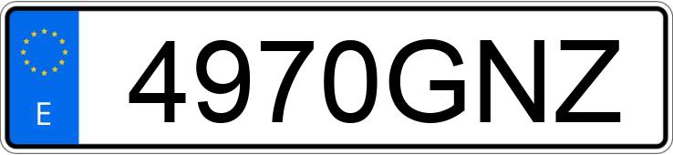 Numer rejestracyjny 4970GNZ posiada VOLKSWAGEN EOS Numer rejestracyjny 4970GNZ posiada VOLKSWAGEN EOS