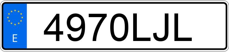 Numer rejestracyjny 4970LJL posiada PORSCHE PANAMERA