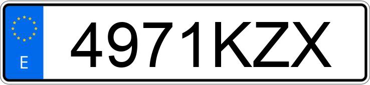 Numer rejestracyjny 4971KZX posiada FORD FOCUS