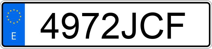 Numer rejestracyjny 4972JCF posiada BMW SERIE 2