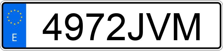 Numer rejestracyjny 4972JVM posiada PEUGEOT TRAVELLER