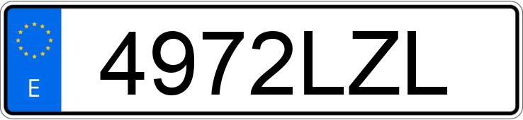 Numer rejestracyjny 4972LZL posiada KIA SPORTAGE