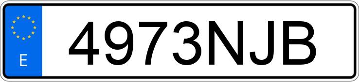 Numer rejestracyjny 4973NJB posiada SEAT LEON