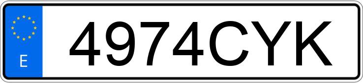 Numer rejestracyjny 4974CYK posiada FORD FIESTA Numer rejestracyjny 4974CYK posiada FORD FIESTA