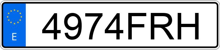 Numer rejestracyjny 4974FRH posiada MITSUBISHI 3000 GT Numer rejestracyjny 4974FRH posiada MITSUBISHI 3000 GT