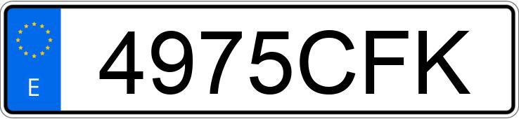 Numer rejestracyjny 4975CFK posiada SEAT ALHAMBRA Numer rejestracyjny 4975CFK posiada SEAT ALHAMBRA