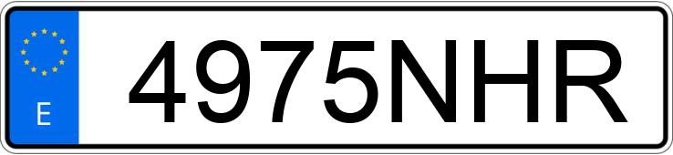 Numer rejestracyjny 4975NHR posiada AUDI Q5