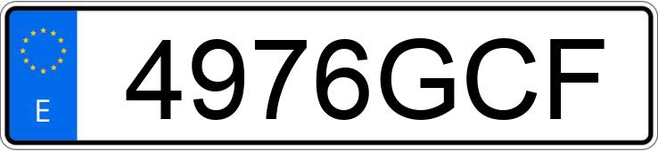 Numer rejestracyjny 4976GCF posiada CITROEN C3