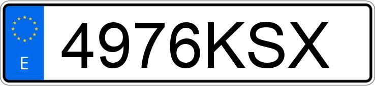 Numer rejestracyjny 4976KSX posiada VOLKSWAGEN CADDY MAXI