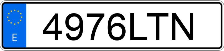 Numer rejestracyjny 4976LTN posiada FIAT DOBLO CARGO Numer rejestracyjny 4976LTN posiada FIAT DOBLO CARGO