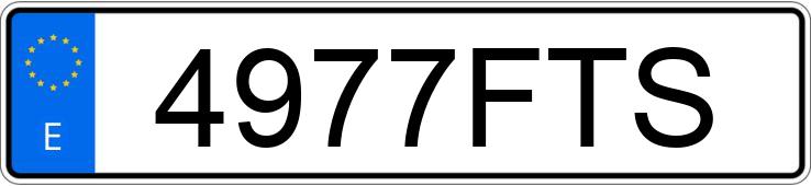 Numer rejestracyjny 4977FTS posiada TOYOTA YARIS Numer rejestracyjny 4977FTS posiada TOYOTA YARIS