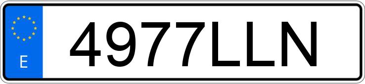 Numer rejestracyjny 4977LLN posiada MERCEDES GLC (253)