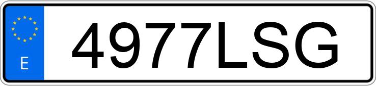 Numer rejestracyjny 4977LSG posiada MERCEDES S (222)