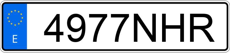 Numer rejestracyjny 4977NHR posiada AUDI Q2