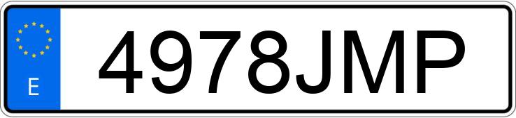 Numer rejestracyjny 4978JMP posiada MAZDA CX-3