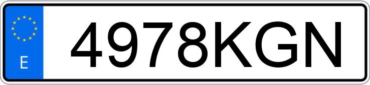 Numer rejestracyjny 4978KGN posiada PEUGEOT 308 Numer rejestracyjny 4978KGN posiada PEUGEOT 308