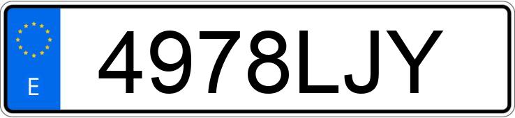 Numer rejestracyjny 4978LJY posiada CITROEN BERLINGO Numer rejestracyjny 4978LJY posiada CITROEN BERLINGO