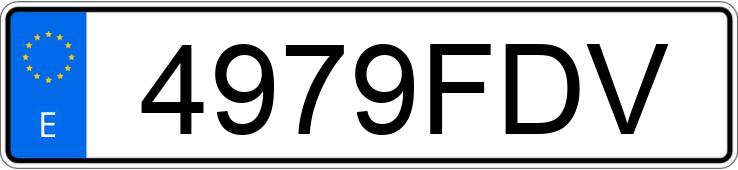 Numer rejestracyjny 4979FDV posiada CITROEN C4