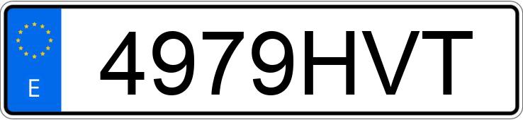 Numer rejestracyjny 4979HVT posiada OPEL ASTRA