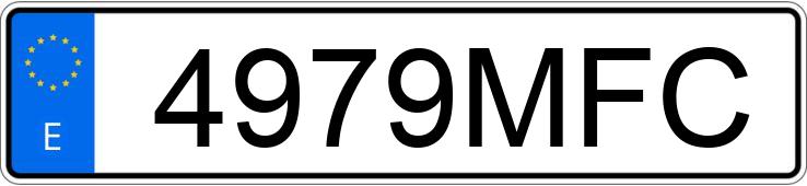 Numer rejestracyjny 4979MFC posiada NISSAN QASHQAI