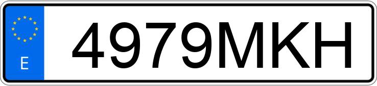 Numer rejestracyjny 4979MKH posiada LEXUS NX 350 H