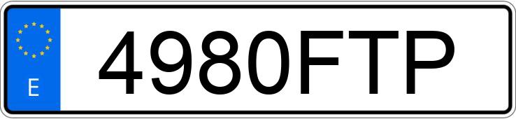 Numer rejestracyjny 4980FTP posiada VOLKSWAGEN PASSAT Numer rejestracyjny 4980FTP posiada VOLKSWAGEN PASSAT