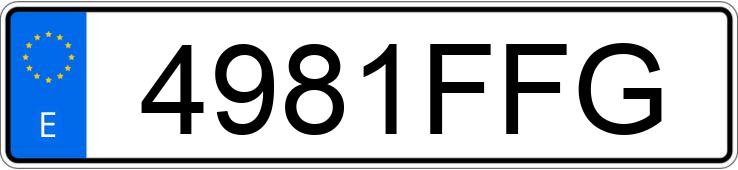 Numer rejestracyjny 4981FFG posiada OPEL ASTRA GTC