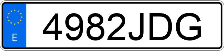 Numer rejestracyjny 4982JDG posiada VOLKSWAGEN SCIROCCO