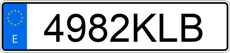 Реєстраційний номер 4982KLB має SEAT LEON