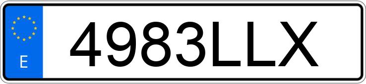 Numer rejestracyjny 4983LLX posiada BMW SERIE 4 Numer rejestracyjny 4983LLX posiada BMW SERIE 4