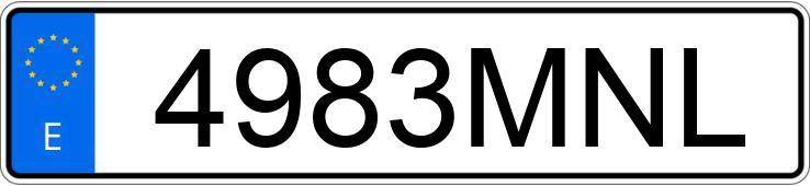 Numer rejestracyjny 4983MNL posiada ABARTH 500 Numer rejestracyjny 4983MNL posiada ABARTH 500