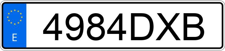 Numer rejestracyjny 4984DXB posiada CITROEN C4 Numer rejestracyjny 4984DXB posiada CITROEN C4