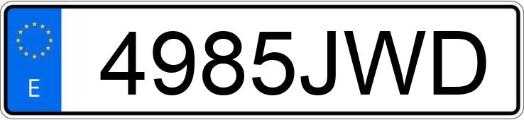 Numer rejestracyjny 4985JWD posiada OPEL VIVARO Numer rejestracyjny 4985JWD posiada OPEL VIVARO