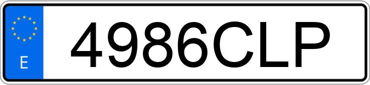Numer rejestracyjny 4986CLP posiada opel astra