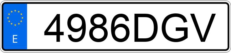 Numer rejestracyjny 4986DGV posiada SEAT CORDOBA