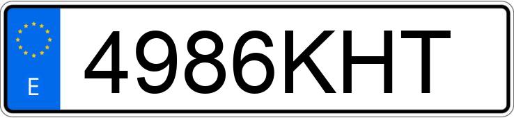 Numer rejestracyjny 4986KHT posiada KIA CARENS Numer rejestracyjny 4986KHT posiada KIA CARENS