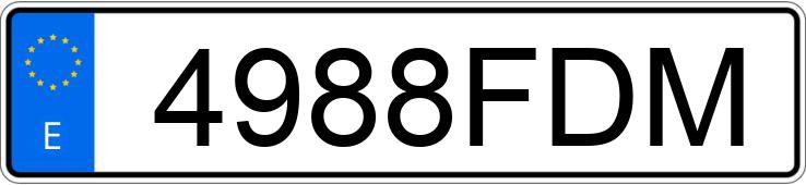 Numer rejestracyjny 4988FDM posiada CITROEN C3