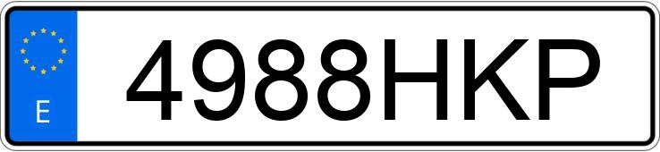 Numer rejestracyjny 4988HKP posiada AUDI A5 SPORTBACK