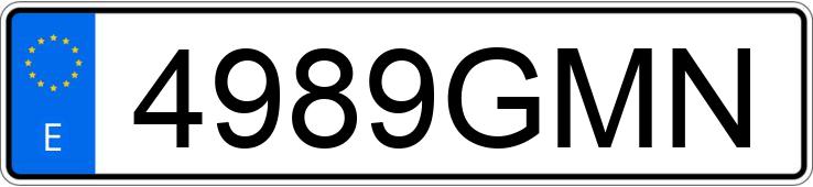 Numer rejestracyjny 4989GMN posiada RENAULT CLIO Numer rejestracyjny 4989GMN posiada RENAULT CLIO