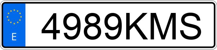 Numer rejestracyjny 4989KMS posiada PORSCHE PANAMERA