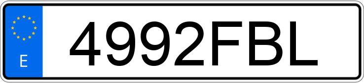 Numer rejestracyjny 4992FBL posiada BMW SERIE 3 Numer rejestracyjny 4992FBL posiada BMW SERIE 3