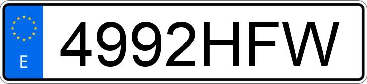 Numer rejestracyjny 4992HFW posiada KIA RIO Numer rejestracyjny 4992HFW posiada KIA RIO