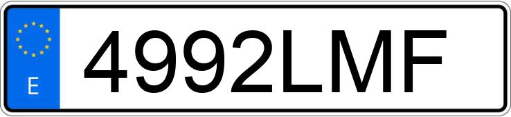 Numer rejestracyjny 4992LMF posiada OPEL ASTRA